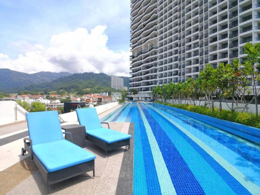 Deluxe Seaview Suite Twin Bed By The Only Bnb Tanjung Tokong Eksteriør bilde