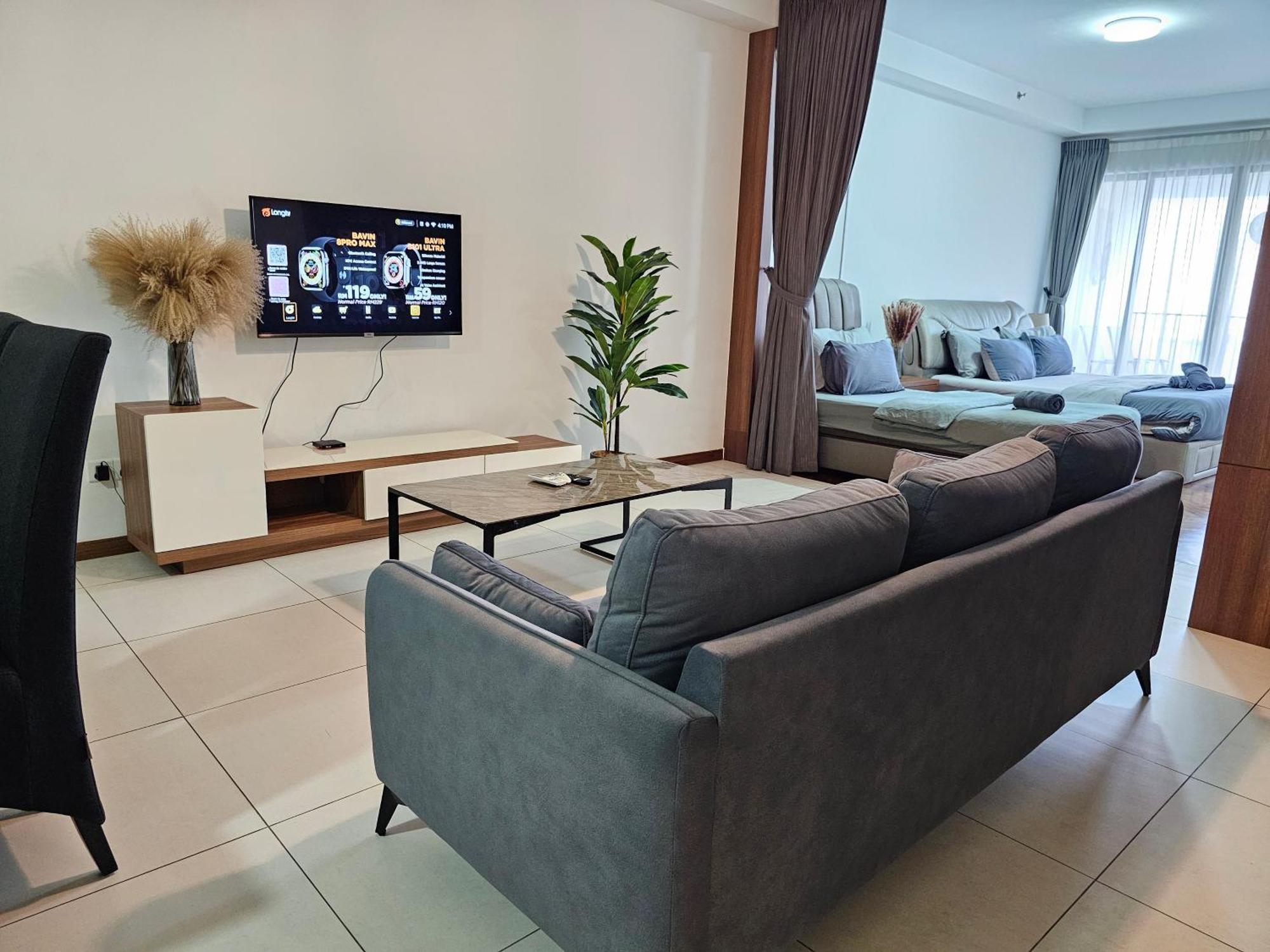 Deluxe Seaview Suite Twin Bed By The Only Bnb Tanjung Tokong Eksteriør bilde